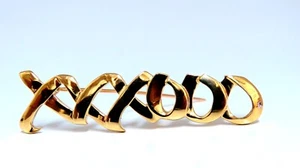 Authentic Tiffany Paloma Picasso XO PIN 18kt - Picture 1 of 5
