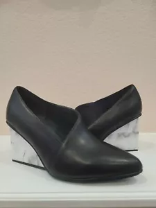 UNITED NUDE Brand new black leather shoes 37/7 - Picture 1 of 7