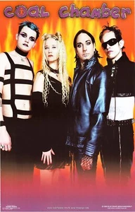Vintage 1999 Coal Chamber Nu Metal Band Group Poster 34 x 22 - Picture 1 of 5