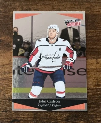 2020-21 Upper Deck Extended Ultimate Victory #UV-13 John Carlson Capitals - Image 1 of 2