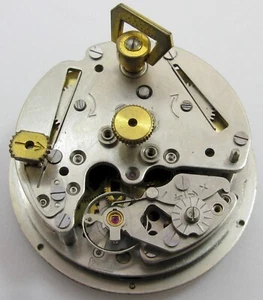 LeCoultre clock caliber 240/1 Alarm 8 days clock with broken balance wheel ... - Bild 1 von 10