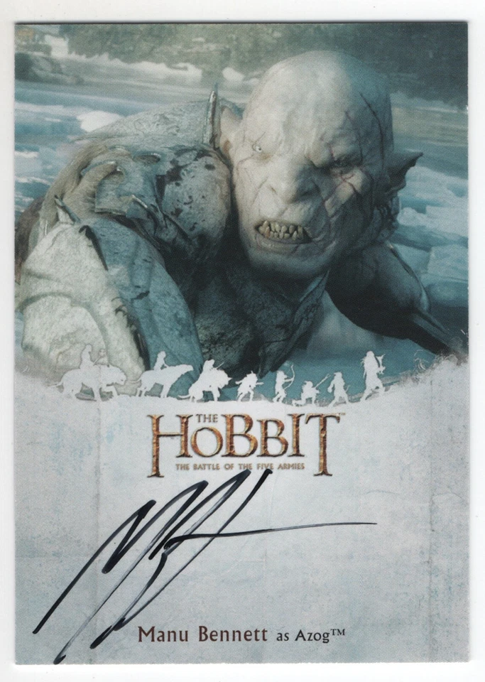 霍比特人五军之战汽车卡 MB of Manu Bennett as Azog — 第 1/1 张图片