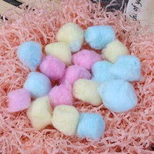 100pcs Winter Keep Warm Cotton Balls Cute Cage Filler (Multicolor) AU - Picture 1 of 7