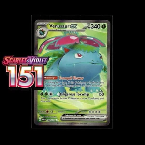 Pokemon 151 Cards! Holo/Reverse Holo Ex Illustration Ultra Double Rare Card! - Picture 1 of 244