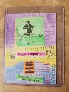 Art Warlock: Artist Trading Card ACEO Mixed Media Magic Trick Original Artwork - Picture 1 of 2