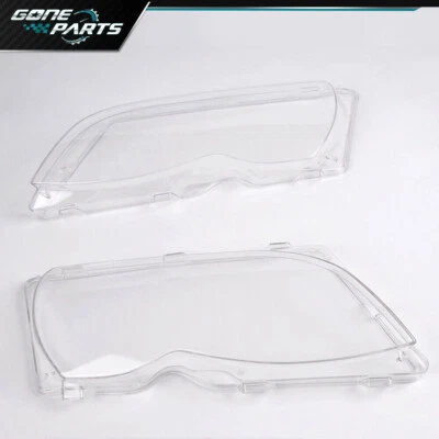 PAIR Fit For BMW 2002 2003 2004 2005 E46 325i 325Xi 330i 330Xi Headlight Lens Foto 1 de 4