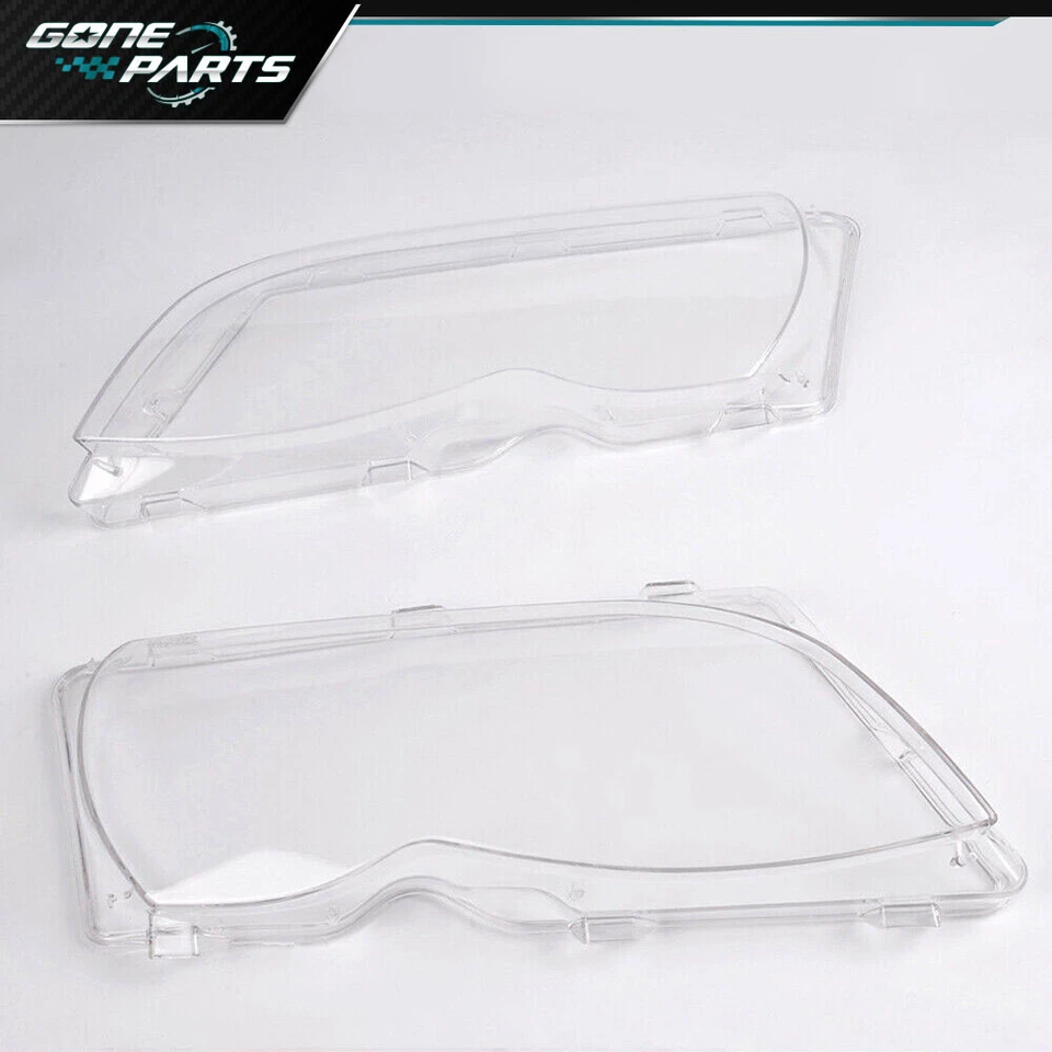 PAIR Fit For BMW 2002 2003 2004 2005 E46 325i 325Xi 330i 330Xi Headlight Lens Foto 1 de 4