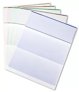 Blank Computer Checks in Various Styles & Colors - Picture 1 of 12