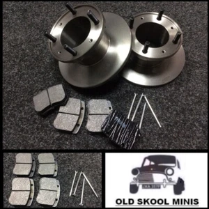 CLASSIC MINI BRAKE DISC & PAD KIT 7.5" COOPER S 1275GT GBD101 INC. FREE POST! - Picture 1 of 1