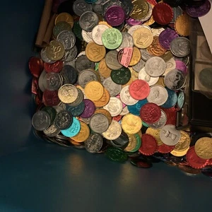 Vintage mardi gras doubloons, Estate Sale Bulk Lot 100+ Randomly Selected+Extras - Picture 1 of 1