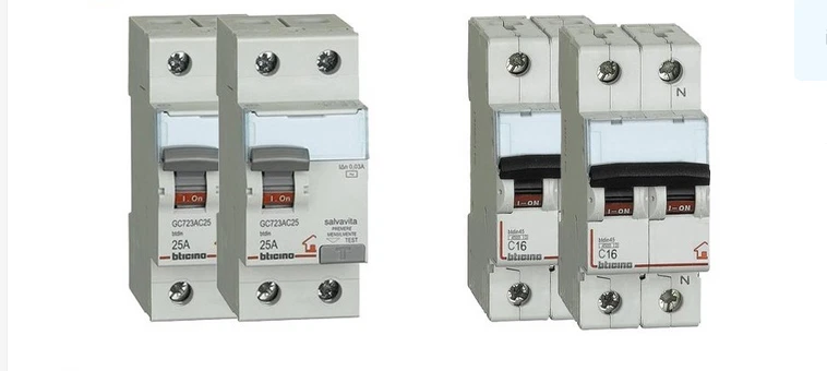 INTERRUTTORI DIFFERENZIALI SALVAVITA O MAGNETOTERMICI ORIGINALI BTICINO !!!! - Immagine 1 di 1