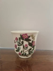 Vintage Portmeirion Porcelain 6 Cm Toothpick holder, Mini Cup Butterfly English. - Picture 1 of 5