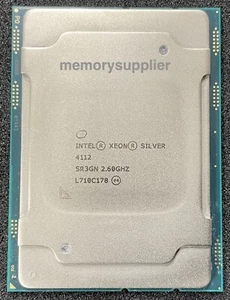 SR3GN Intel Xeon Silver 4112 Quad-Core 2.60GHz 9.60GT/s UPI 8.25MB Processor - Afbeelding 1 van 2