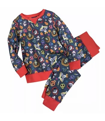 Disney COCO Pijamas 11/12 Niñas Niños Conjunto Parte Superior e Inferior 2 Piezas Nuevo con Etiquetas Foto 1 de 4