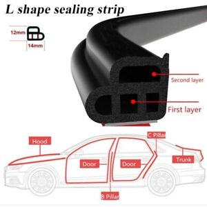 10M Upgraded Double Layer Seal Strip Car Door Trunk Weather Strip Edge Moulding