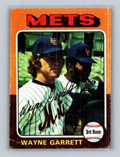 1975 Topps #111 Wayne Garrett New York Mets Baseball Card 