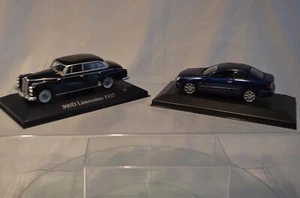 MERCEDES 300D LIMOUSINE 1957 ALTAYA ET CLK SOLIDO AVEC DEFAUTS - Photo 1/17
