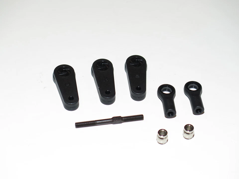 XRA350013 XRAY XB8 2018 SPEC BUGGY STEERING LINKAGE WITH SERVO HORNS - Image 1 of 1