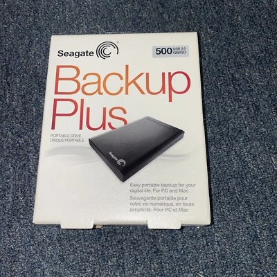 Seagate Backup Plus Portable USB 3.0 Hard Drive Sealed Stbu1000100 - Image 1 of 4