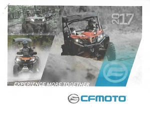 ATV Brochure - CFMOTO - Side-By-Side UTV Product Line - 2017 - Photocopy (V339) - Picture 1 of 1