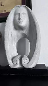Austin Productions Sculpture "Woman's Face with Long Hair" David Fisher 1980 - Picture 1 of 7