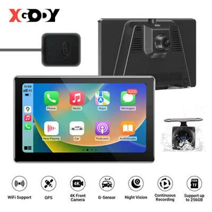 XGODY 7'' HD Touch Screen Truck & Car GPS cell phone Navigation + 4.0K Dash Cam - Picture 1 of 14