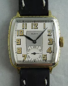 Elgin Classic Restored 15 Jewel 14K Gold Filled Two Tone Mens Watch....30mm - Picture 1 of 18