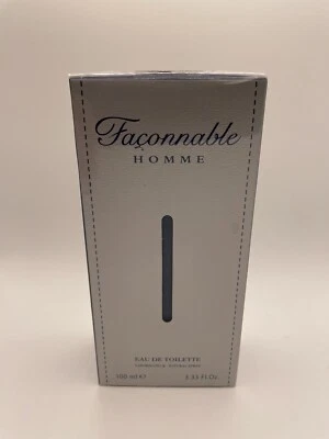 Faconnable Homme 3.3oz/100ml For Men Eau De Toilette Spray RARE - NEW & SEALED - image 1 of 4