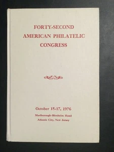 El Libro del Congreso 1976; 42o Congreso Filatélico Americano; Atlantic City, Nueva Jersey - Imagen 1 de 1