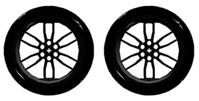 Lego XL Smooth Tire + Wheel (technic,bike,cycle,bicycle,ev3,motorcycle,robot) - Image 1 of 3