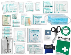 Komplettset PLUS 1 (Betriebe) aktuelle DIN 13157 + Notfallbeatmung + Verbandbuch - Bild 1 von 7