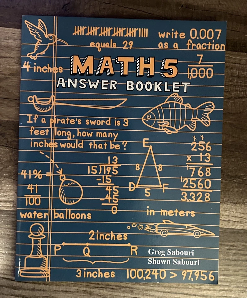 TEACHING TEXTBOOKS MATH 5 Answer Booklet - Image 1 of 1