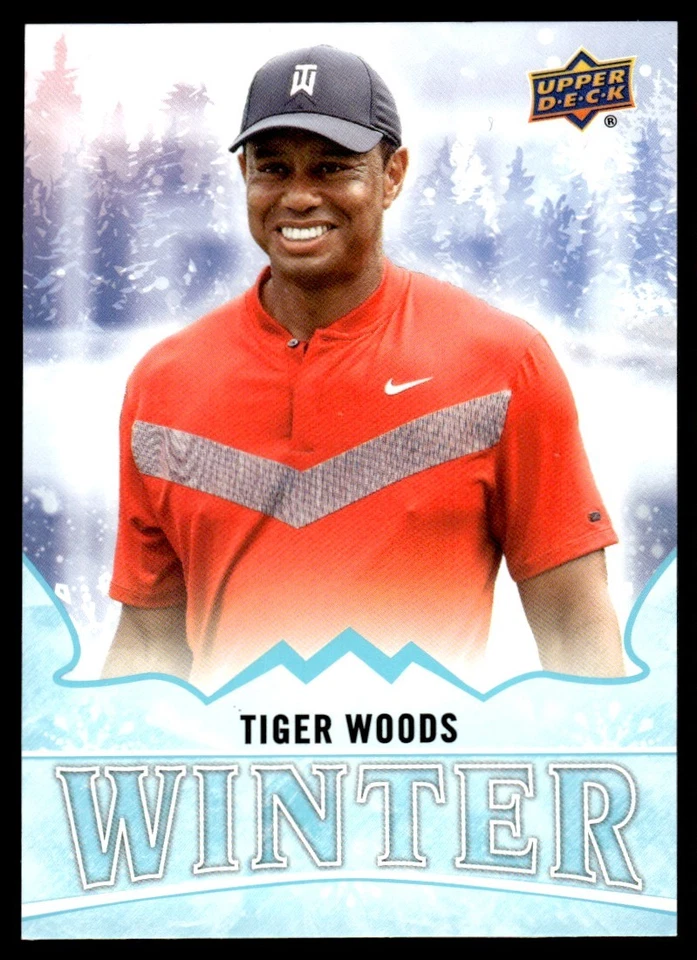 2019 Upper Devck Winter Tiger Woods #W8 - Image 1 of 2