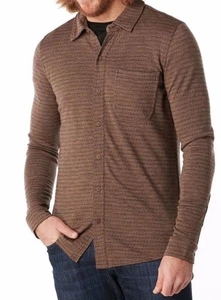 Smartwool Merino 250 Brown Men's Casual Long Sleeve Shirt Size Medium - Picture 1 of 9