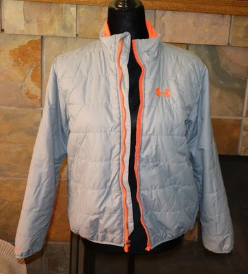 Chaqueta grande Under Armour juvenil Cold Gear infrarrojo gris/naranja Foto 1 de 4