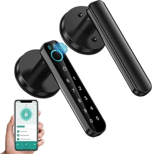 Fingerabdruck Türschloss-Smart Türknauf, biometrisch mit Passcode Tastatur schlüssellose APP - Bild 1 von 7