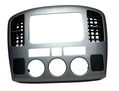 2003-2006 Suzuki XL7 Grand Vitara Center Dash Radio Bezel Panel Silver Gray OEM - Image 1 of 4