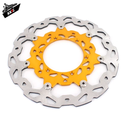 Disco de freno delantero KKE 320 MM de gran tamaño apto para YAMAHA YZ125/250 YZ250F YZ450F 2003-2024 Foto 1 de 4