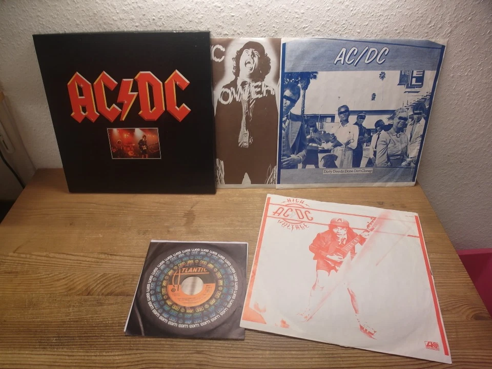 AC/DC – 3 Record Set Australia Hard Rock mint- LPS + PROMO "7 Single - Bild 1 von 1