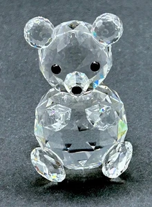 Vintage SWAROVSKI Kristall Woodland Friends sitzender sitzender Bär Figur - Bild 1 von 6