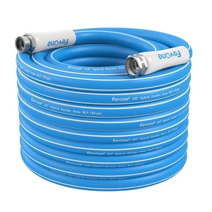 75ft Heavy Duty Garden Hose, Lightweight and Flexible, 5/8" ID, Burst 600 PSI... - Picture 1 of 8