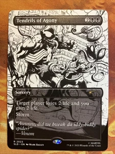 Magic The Gathering Borderless Tendrils of Agony SLD: Spider-Man: Venom Unleashed (tintas) - Imagen 1 de 2