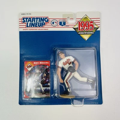 Starting Lineup Mike Mussina 1995 Edition Baltimore Orioles Figure and Card - Image 1 of 4