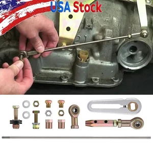 21" Adjustable Column Shift Linkage Kit ACA-1800 For GM 4L60 4L60E 4L80E TH350 - Picture 1 of 11