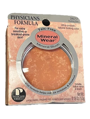 Physicians Formula Mineral Wear Talc-Free Mineral Blush, 2677 Blushing Glow - Image 1 of 4