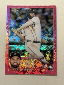Logofrattore cromato Topps 2023 - Riley Greene rosa /199 #182 (RC) - Foto 1 di 2