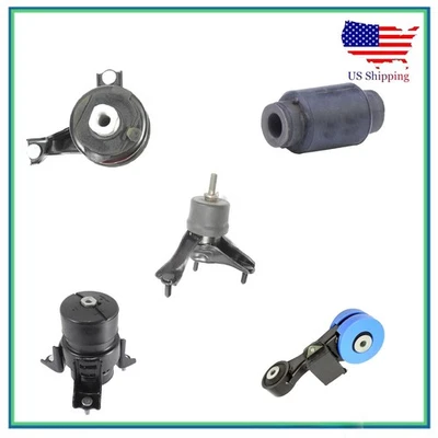 Juego de 5 piezas de montaje de motor y transmisión y puntal de par para Toyota Venza 2009-2016 2,7 L L L4 Foto 1 de 4