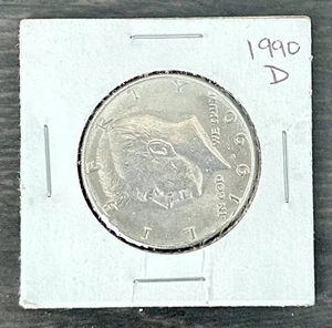 1990 D Kennedy Half Dollar zirkuliert Top Zustand - Bild 1 von 2