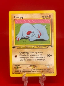 Pokemon Juego de Cartas Coleccionables Phanpy 76/105 Neo Destiny 1ª Edición Regular Inglés 2000 Casi Nuevo/LP - Imagen 1 de 2