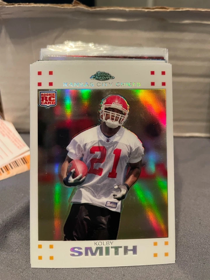 2007 Topps Chrome White Refractors #TC197 Kolby Smith/869 chiefs! - Image 1 of 1